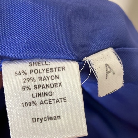 Ann Taylor LOFT Pencil Skirt cornflower blue above knee women’s size 8 - Picture 9 of 11